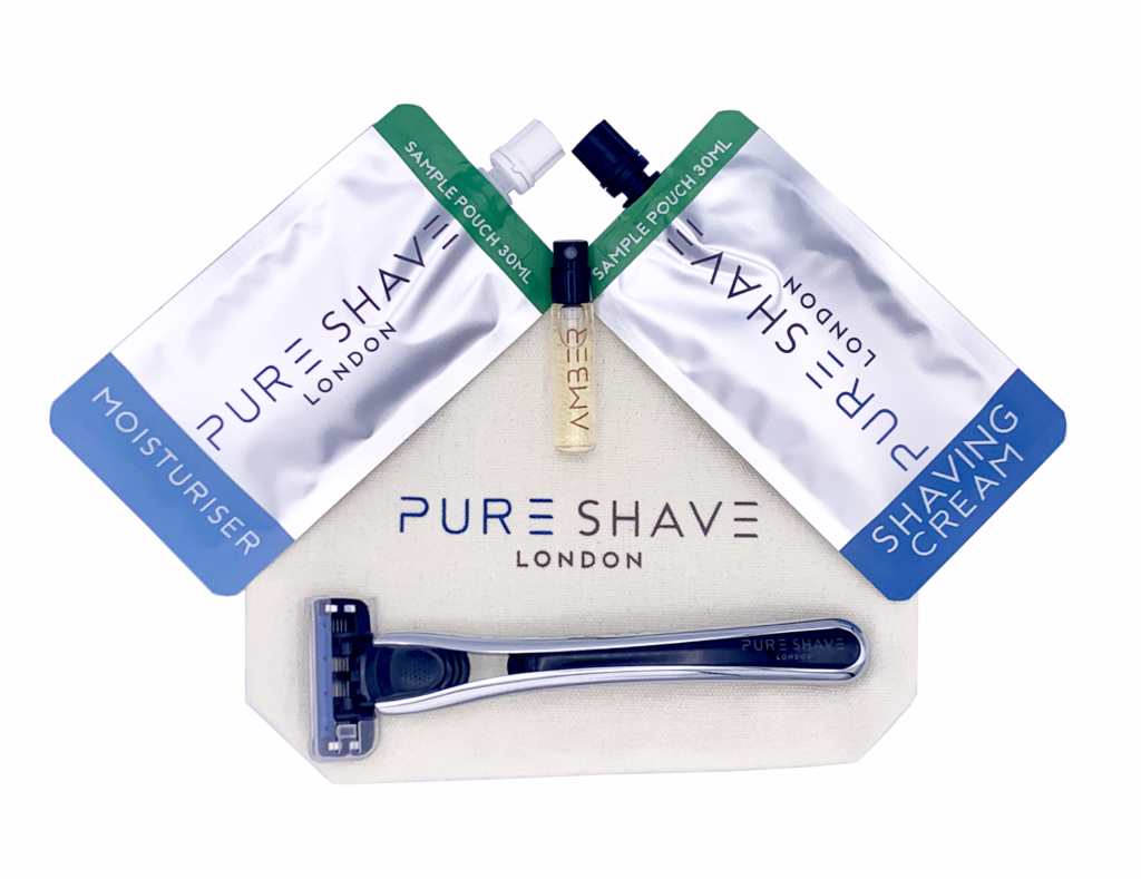 shaving hair travel kit