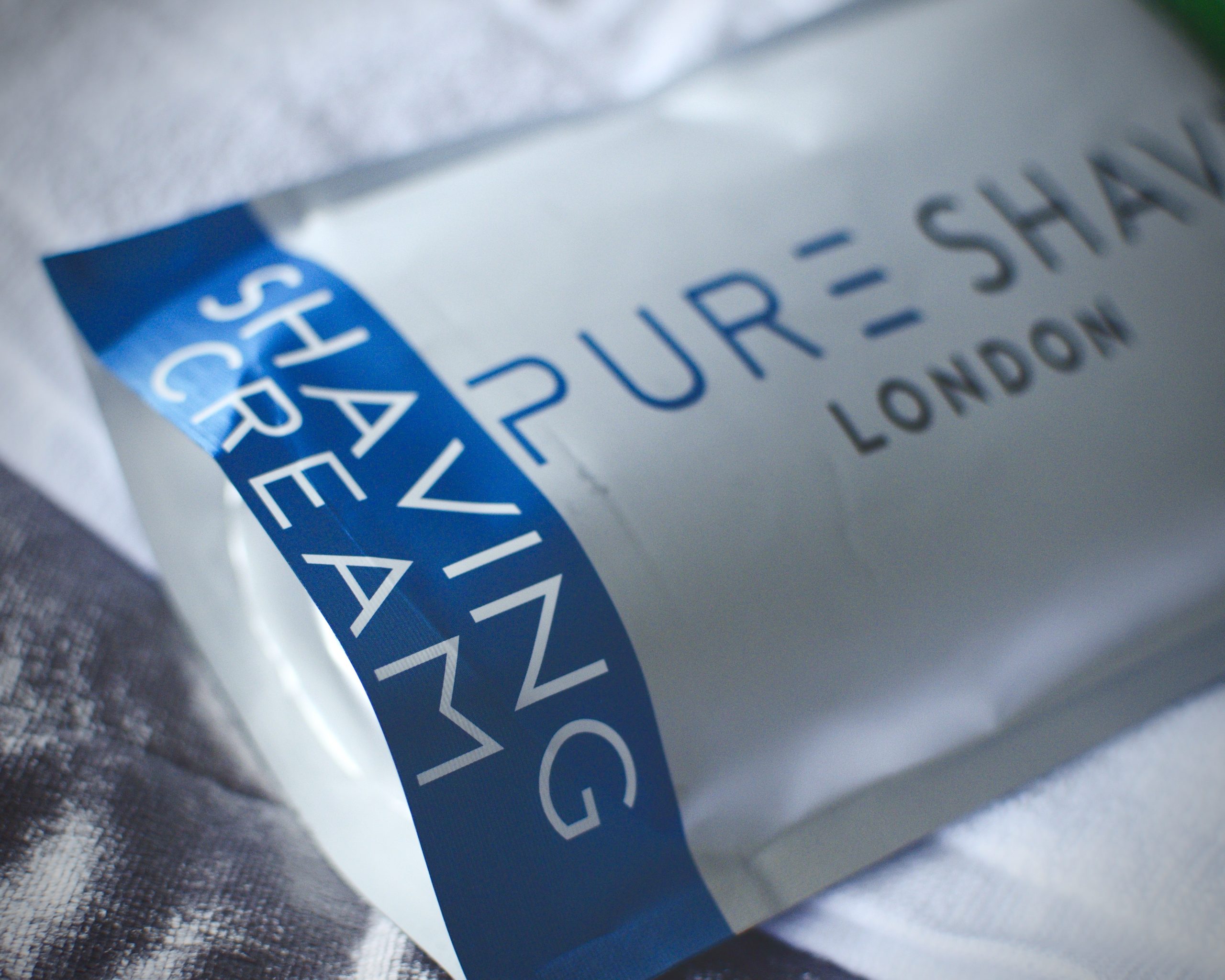 refillable grooming products - pure shave refill pouch